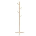 thumbnail image 5 of Loyalheartdy Wooden Coat Rack, 59" Tall Free Standing Tree Hanger Stand Clothes Storage Holder w/8 Hooks, 5 of 10