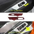 thumbnail image 7 of TINKI Real Carbon Fiber Window Lift Switch Cover Compatible with Chevrolet Corvette C8 2020-2023, Window Lift Switch Panel Decoration Frame Trim Cover, 7 of 7