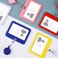 thumbnail image 4 of Safe Reliable Work Permit Holder Aluminium Alloy Staff Badge Holder Secure Id Card Case for Work Permits Certificates Work License Id Card Holder, 4 of 8