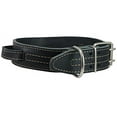 thumbnail image 2 of Genuine Leather 25'x1.75' Wide Handle Collar Fits 18'-21' Neck Black Large Pitbull, Doberman, 2 of 3