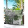 thumbnail image 6 of Outdoor Pillows Waterproof, Sage Green Grey Bedding Throw Pillows with Insert for Couch Sofa Bed, Modern Oil Painted Abstract Art Aesthetics 18x18 Inch Pillowcases Decorative Patio Pillow Set of 1, 6 of 8