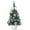 Silver, variant on Mini Christmas Tree, 18" Artificial Small Christmas Tree with LED String Lights, Tabletop Christmas Tree with Pine Cones Christmas Balls Ornaments for Christmas Decorations