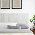 thumbnail image 4 of Modway Eloise Channel Tufted Performance Velvet Full/Queen Headboard in White, 4 of 11