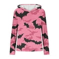 thumbnail image 4 of Ailaofu Halloween Sweatshirts For Women Long Sleeve Graphic Crewneck Sweatshirt Cute Pullover Tops Fall Fashion Clothing, 4 of 4