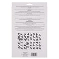 3" Handwritten Alphabet Stencils by Craft Smart - 45 designs - Walmart.com