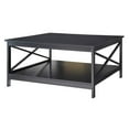 thumbnail image 3 of Homestock French Fabulous Square Coffee Table, 36-Inch, Durable Material, 36" W X 36" D X 18" H - A Stylish Addition To Elevate Your Home Decor!-Color:Black, 3 of 5