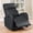 Black, variant on Sean Modern Leather Small Power Reading Recliner - Black