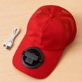 thumbnail image 4 of Trgacdwlo Rechargeable Fan Baseball Cap Cooling Sun Hat with Mesh Back, Breathable Uv Blocking Cap for Summer Activities, Hiking, Gardening, 4 of 9