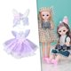 thumbnail image 1 of Ropa de muñeca, trajes de , colecciones de trajes encantadores para recién nacidas de 30cm/, de cumpleañ Violeta Yotijar Trajes de muñecas BJD, 1 of 8