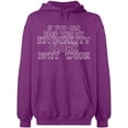 thumbnail image 2 of OXI Hoodie Sweatshirt - If You Can Read This, Basic Casual Hoodie for Men's and Women Fleece Hoodie Long Sleeve - Purple X-Large, 2 of 3