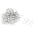 thumbnail image 1 of Uxcell Stainless Steel Pleat Drapes for Curtain Hooks Clips 3cm x 2cm 50Pcs, 1 of 2