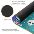 thumbnail image 4 of RGB Gaming Mouse Pad 15W Wireless Charging Large Waterproof Desk Mat 13 Light Modes Mousepad 35.4x15.7 Cute Skull Bone Flower, 4 of 6