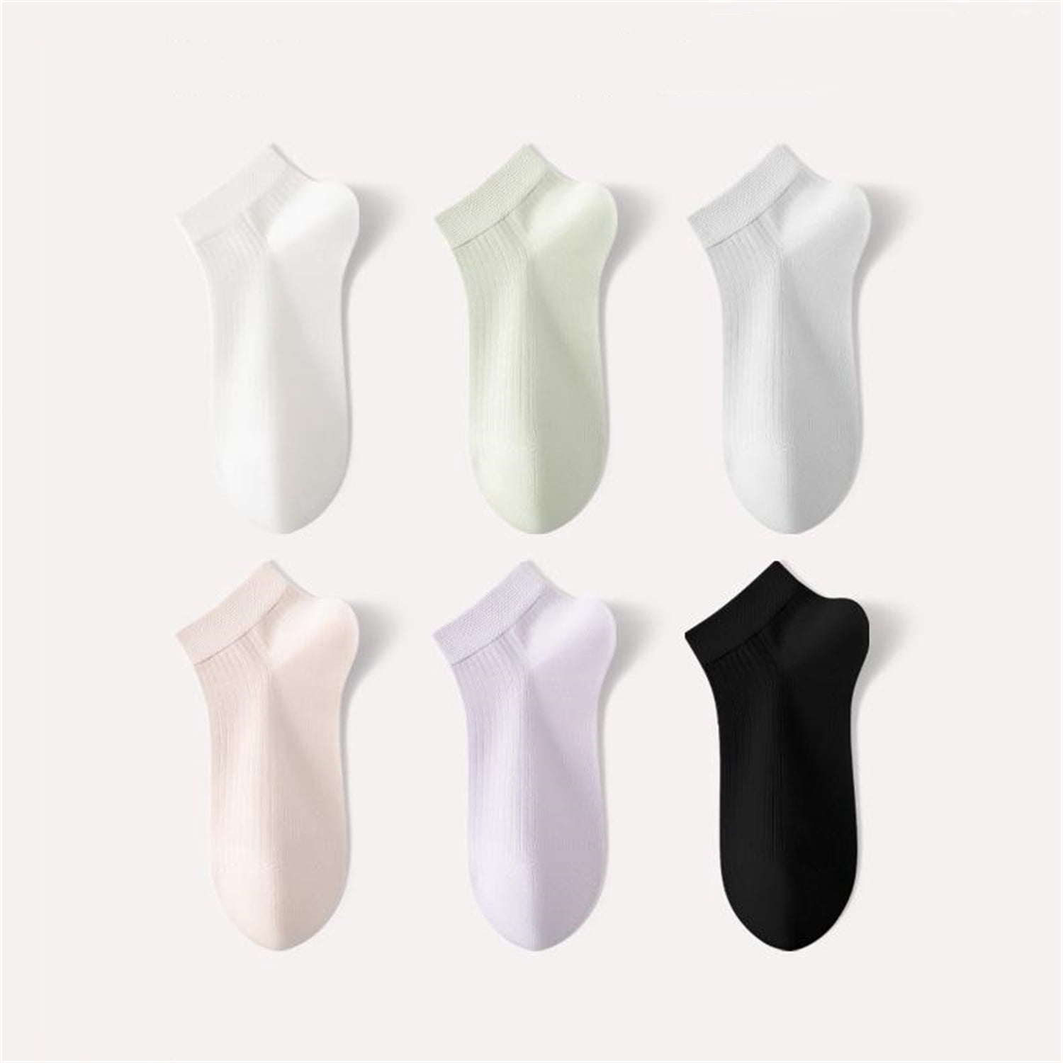 Sookeceks 6 Pairs Thin Modal Ankle Socks for Womens, Soft Breathable Lightweight Ankle Socks for Casual Size 5-9