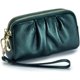 thumbnail image 1 of LHSHID Small Wristlet Bag for Women Retro Genuine Leather Clutch Purse Roomy Travel Phone Wallet with Detachable Wrist Strap, 1 of 8