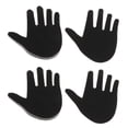 thumbnail image 4 of 10 pares de almohadillas adhesivas autoadhesivas para pechos de tela sin pezón, negro, 4 of 9