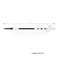 thumbnail image 2 of Cable Chicote Embrague Compatible Mazda 323 1.6L 1986 1987 1988 1989 CAHSA Cable Chicote Acelerador, 2 of 6