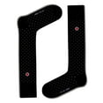 thumbnail image 2 of Men's Over the Calf Polka Dot Dress Socks Biz Dots Black (M), 2 of 4
