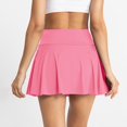 thumbnail image 6 of Xyxonk Womens Skirts Flowy Golf Skirt with Pockets Athletic Skorts Sexy Skorts Summer Pleated High Waist Skirts Hot Pink XL, 6 of 6