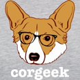 thumbnail image 3 of CafePress - Corgeek - Womens Baseball Tee, 3 of 4