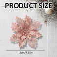 thumbnail image 5 of Christmas Flowers Wreath Decor Christmas Decorations Indoor Christmas Decor Christmas Tree Decorations Poinsettia Flowers Artificial Christmas Floral Artificial Flowers, 5 of 5