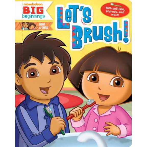 Pre-Owned Let's Brush! (Dora & Diego) (Hardcover) 1442439181 9781442439184