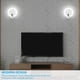 thumbnail image 5 of Lámpara De Araña De Luz De Techo De Acrílico De Alto Brillo, Diseño Moderno Para Sala De Estar, Dormitorio, Cocina Eigraketly HA026868-02, 5 of 5