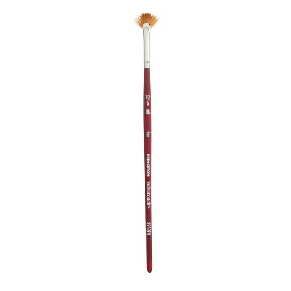 Princeton Brush Velvetouch Mixed Media Brush, Fan, 10/0