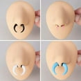 thumbnail image 4 of QQTDFG 8/18Pcs Acrylic Nose Rings C Shape Buffalo Septum Piercing Ear Stretching Kit-Mix Color-8pcs-10g (2.5 mm), 4 of 9
