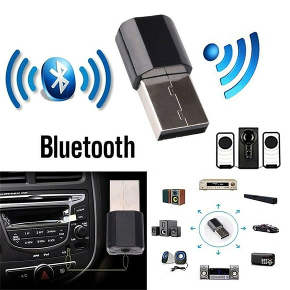 Yhmxh Smart Home Bluetooth Speaker Sound Machine Wireless USB Bluetooth 3.5mm AUX Audio Stereo Music Home Car Receiver Adapter Bluetooth Adapter
