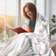 thumbnail image 2 of LHSHID Flannel Throw Blanket Polyester Daughter Gifts Year Round Use Creative Gift for Daughter from Mom or Dad Birthday Graduation Christmas 50"x60", 2 of 7