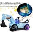 thumbnail image 4 of Sliding Excavator Car Kids With Lights, 4 of 5