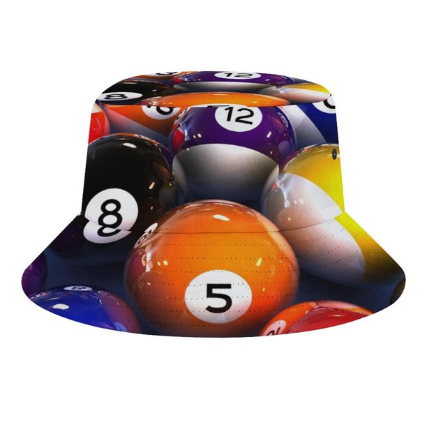 Billares Sombrero bucket para adultos, gorra de protección solar, sombrero de pescador plegable para viajes al aire libre, pesca y actividades de verano