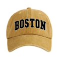 thumbnail image 2 of Fashion Boston Baseball Cap Women Baseball Cap Adjustable Casual Dad Hat for Women Men Adjustable Metal Buckle, 2 of 5