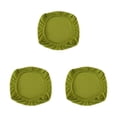 thumbnail image 3 of kurtrusly Chair Cover Slipcover Stretch Seat Computer Protection Set Anti-Dirty Thicken Solid Home Wedding Universal Decoration Yellow/Seat Mat 3Set, 3 of 6