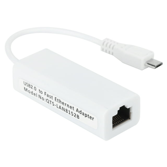 Adaptateur Réseau Mbps, Adaptateur de Carte Réseau Micro Ethernet Carte Réseau Ethernet Qualité Inégalée