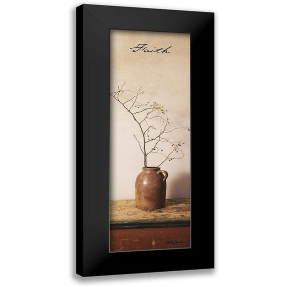 Jacobs, Billy 7x14 Black Modern Framed Museum Art Print Titled - Faith