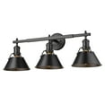 thumbnail image 4 of Yep by Golden Lighting Orwell 3-light Vanity in Matte Black, 4 of 4