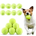 thumbnail image 1 of Pelotas de tenis para perros Hanaive, 20 piezas, para perros pequeños de 5 cm, amarillas, 1 of 5