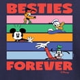 thumbnail image 3 of Disney - Pluto, Donald Duck, Mickey & Goofy - Besties Forever - Youth Long Sleeve Graphic T-Shirt, 3 of 5