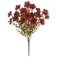 thumbnail image 2 of 14" Artificial Flowers,Single Stem Realistic Fake Silk Flower for Cemetery Memorial,Outdoor UV Resistant Plastic Plant for Hanging Baskets,Home Table Centerpiece Decor,D,1 Stem, 2 of 10