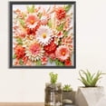 thumbnail image 2 of Pintura de diamante 5D DIY Taladro cuadrado completo Taladro AB parcial Decoración de flores 45x45cm Hugtrwg Para estrenar, 2 of 9