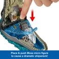 thumbnail image 5 of Jurassic World Rebirth Deluxe Mosasaurus Playset, 7 Interactive Features & Sound FX, 6 Micro Figs, 5 of 7