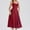 Red, variant on Dpytoraw Women's Casual Fashion Slim Fit Long Dress With Lace Dress Women’s Sustainable Organic Cotton Dresses