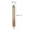 thumbnail image 2 of Unique Bargains Boulons de Suspension M5x40mm, 24 Vis Filetées à Double Filetage, 2 of 5