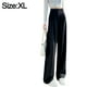 thumbnail image 2 of Pantalones casuales de pierna ancha, cintura alta, abotonados y rectos para mujer, 2 of 7