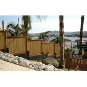 Backyard X-Scapes Natural Bamboo Fence Panel 3/4 D x 6 H x 8 L