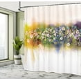 thumbnail image 5 of Ambesonne Floral Shower Curtain, Romance Flowers Bouquet, 69"Wx70"L, Multicolor, 5 of 5