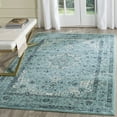 thumbnail image 4 of SAFAVIEH Evoke Teale Bordered Runner Rug, Light Blue, 2'2" x 7', 4 of 11