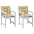 thumbnail image 2 of Cojines para silla VidaXL Melange Beige, 2 unidades, 100 x 50 x 7 cm, para interiores y exteriores, 2 of 9