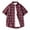 Mens Clothing Red, variant on Mens Big & Tall Plaid Shirt, Short Sleeve Shirts for Men Summer Lightweight Casual Printed Button Down Lapel T-Shirts S-3XL